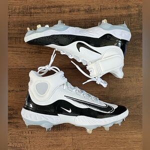 Nike Alpha Huarache Elite 4 Mid ‘White Black’ (size us mens 13)